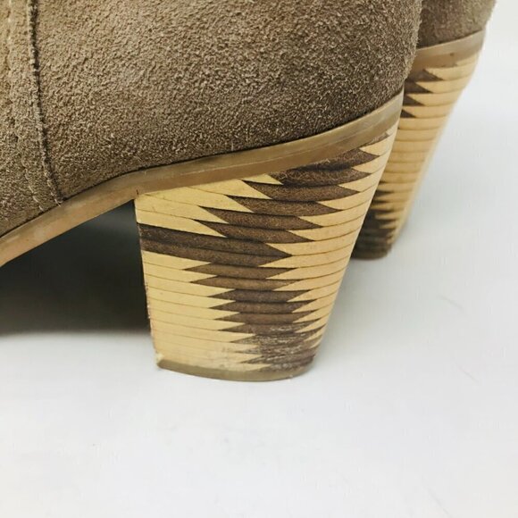 Seychelles Tan Grand Finale Leather Ankle Boot Size 7.5 - Picture 4 of 10